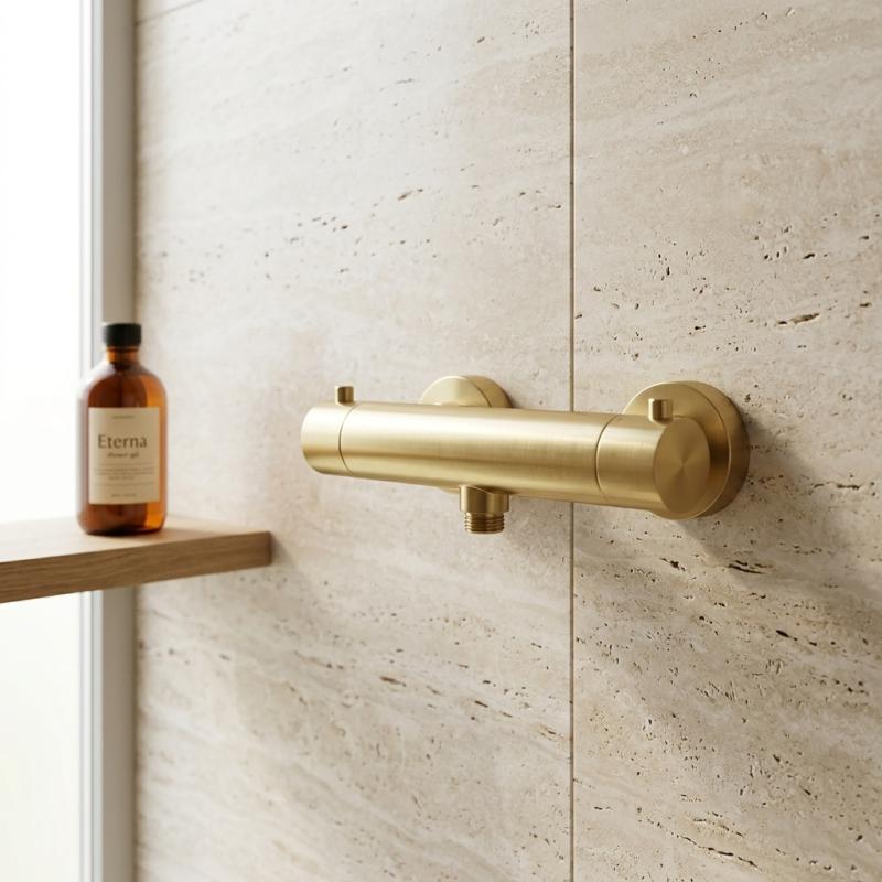 Aquanello Eterna Thermostatische Opbouw Douchekraan Goud ET2600-60